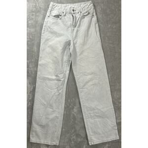 Forever 21 Curved Straight Jeans Women’s Size 26 Light Wash Y2K Streetwear